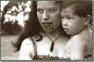 Moko femme maori