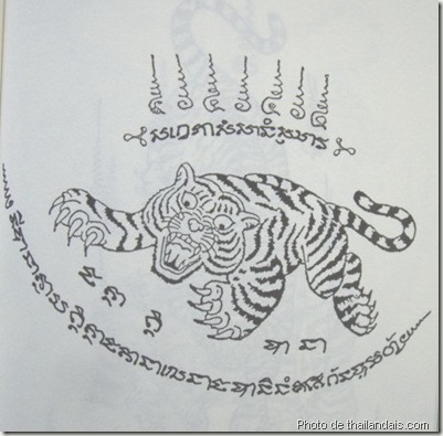 suea-awg-sueg tigre-tatouage thaï traditionnel
