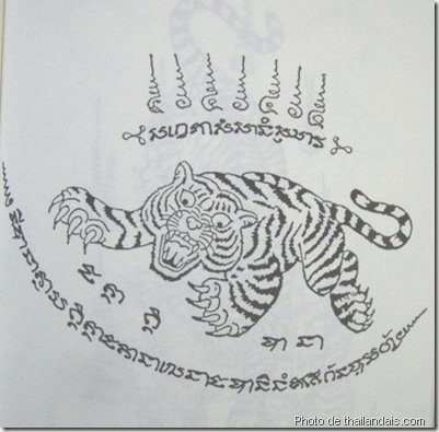 suea-awg-sueg tigre-tatouage thaï traditionnel