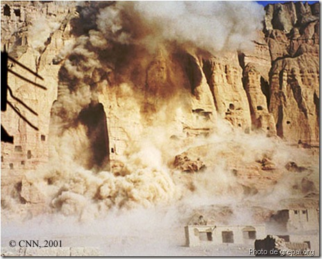 destruction des bouddha de bamiyan 2001