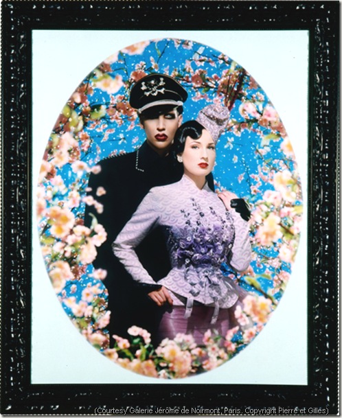 Pierre et GIlles le grand amour 2004 modele Marylin Manson et Dita Von Teese