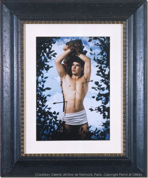 Pierre et Gilles Saint Sébastien 1987 modele Bouabdallah Benkamla