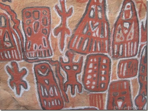 Peintures rupestres-art dogon