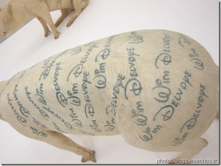 Wim Delvoye-cochon tatoué-de l'art ou du cochon-www.wonderful-art.fr