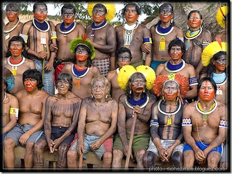 peinture corporelle indien kayapo-body painting-www.wonderful-art.fr