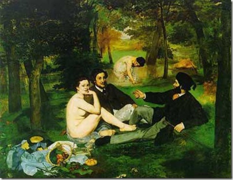 déjeuner sur l'herbe