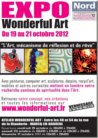 affiche A4 ouverture atelier d'artiste.ai