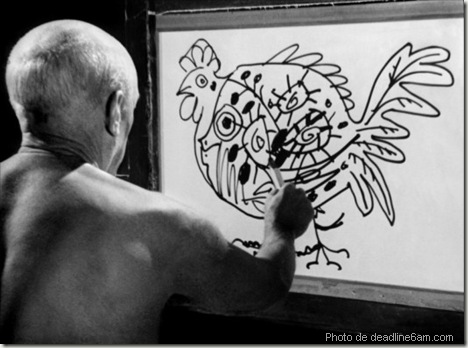 Film sur Picasso - the mystery of picasso - le mystère de picasso - filme de henri georges clouzot - www.wonderful-art.fr