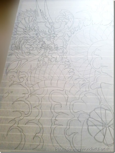 dessin dragon orientale-www.wonderful-art.fr