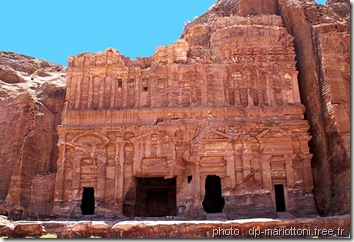 La Tombe Palais ou Tombeau à étage - Pétra (Jordanie)-www.wonderful-art.fr