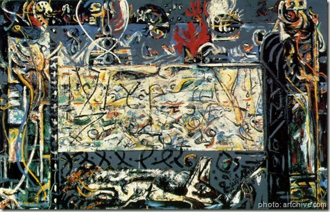 jackson pollock et le chamanisme-www.wonderful-art.fr-guardian of secret 1943