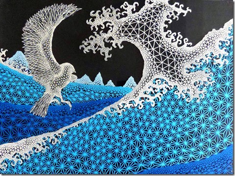 l-oiseau-et-la-vague_emmanuelle-prudhomme_delta_dessin-contemporain_dessin-geometrique_dessin-triangle