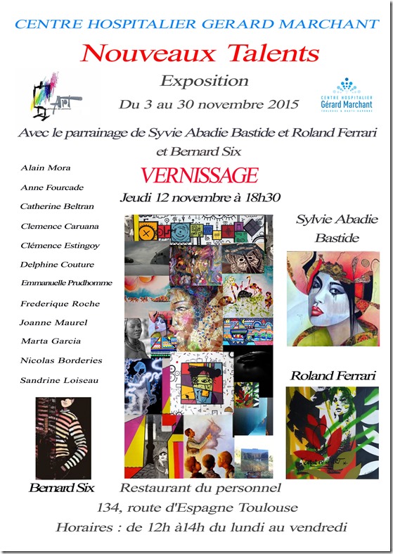 Affiche Nouveaux Talents novembre 